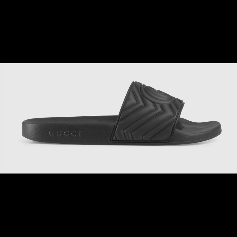 Authentic Gucci Black Slides